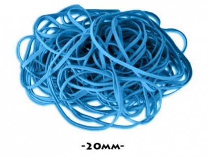 Gumičky (kroužky) obyčejné 20 mm, 100 ks