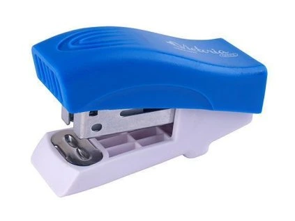 Sešívačka Victoria mini, na 15 listů, modrá