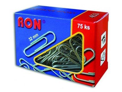 Dopisní sponky 453, 32 mm, 100 ks