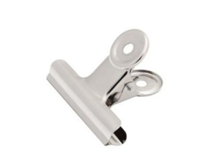 Klip kancelářský, 50 mm, chromový