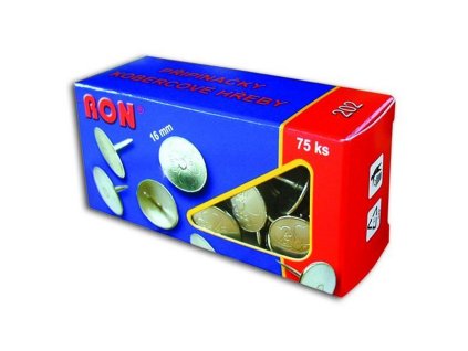 Připínáčky 202, 16 mm, 75 ks