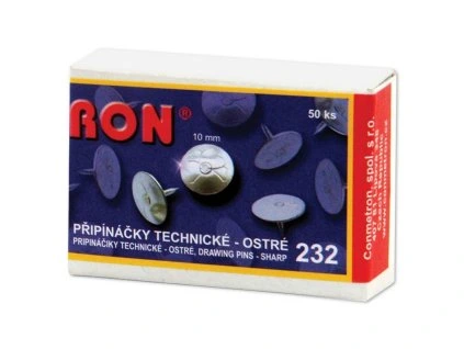 Připínáčky technické ostré 232, 50 ks