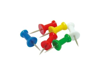 Připínáčky barevné Office products, 100 ks