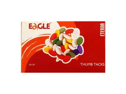 Připínáčky barevné, 100 ks