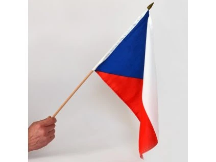 Vlajka ČR, mávací, 45 x 30 cm