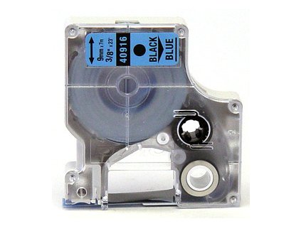 DYMO páska D1 9 mm x 7 m, 40916 černá/modrá