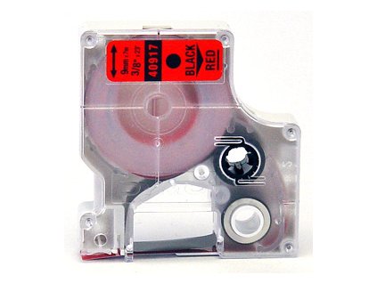 DYMO páska D1 9mm/7m, 40917 černá/červená