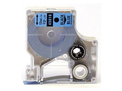 DYMO páska D1 12 mm / 7 m, 45016 černá / modrá