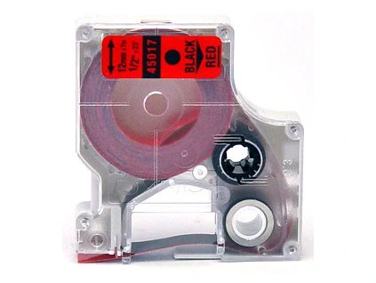 DYMO páska D1 12 mm / 7 m, 45017 černá/červená