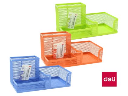 Organizér na stůl, drátěný, barevný, mix barev