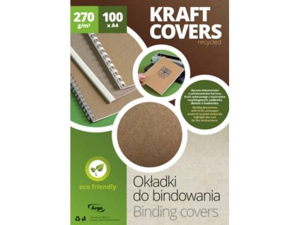 Kraftový karton pro kroužkovou vazbu A4