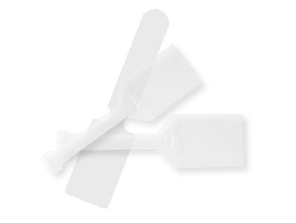 Visačka na zavazadla, plastová