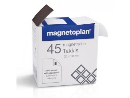 Samolepící magnety Magnetoplan Takkis, 45 ks