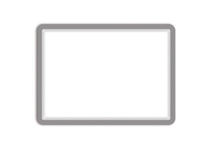 Samolepicí rámeček A4 Tarifold Magneto, 2 ks, stříbrný