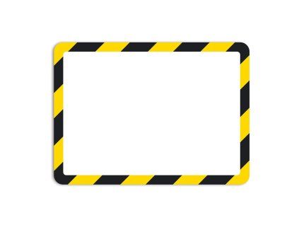 Samolepicí rámeček A4 Tarifold Magneto, 2 ks, bezpečnostní žluto-černý