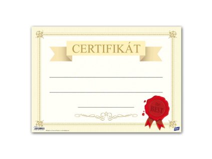 Certifikát A4