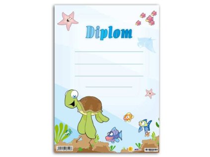 Diplom A5, Želva a rybičky