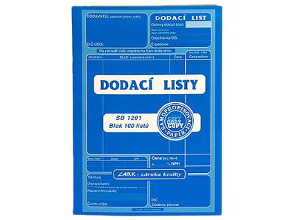 Dodací listy A5, copy, 100 listů, Lark