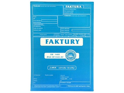 Faktury A4, copy, 60 listů, Lark