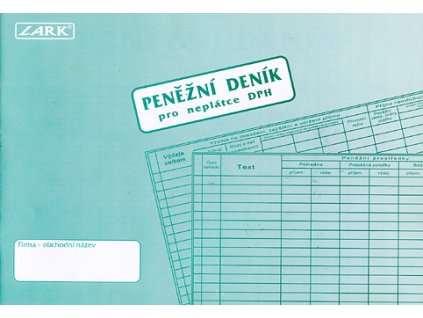 Peněžní deník pro daňovou evidenci, A4, Lark