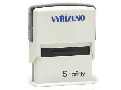 Razítko Trodat 4911 s textem: VYŘÍZENO