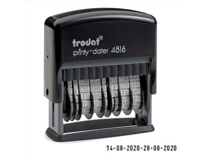 Datumka Trodat 4816 se dvěma daty, výška data 3,8mm