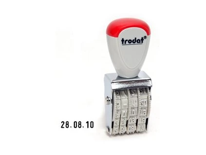 Datumka Trodat 1014, nesamobarvicí, výška data 4mm