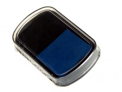 Polštářek pro nesamobarvicí razítka, černý + modrý