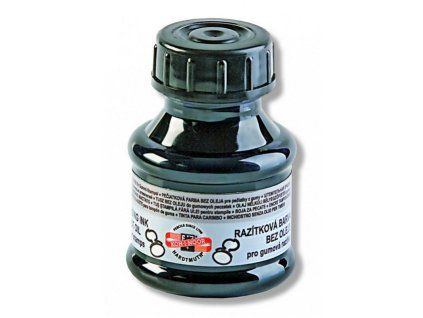 Razítková barva Koh-i-noor, 50 ml, černá
