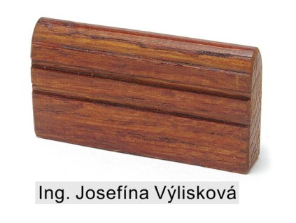 Razítko dřevěné - lišta, 1 řádek, 6 cm