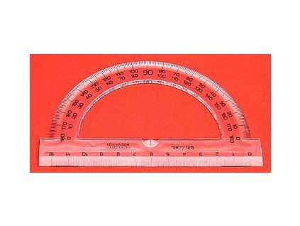 Úhloměr transparentní