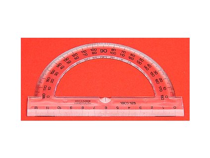 Úhloměr transparentní