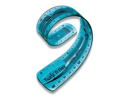 Ohebné pravítko Maped Twist'n Flex, 30 cm, mix barev