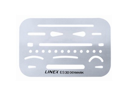 Šablona Linex ES30 gumovací
