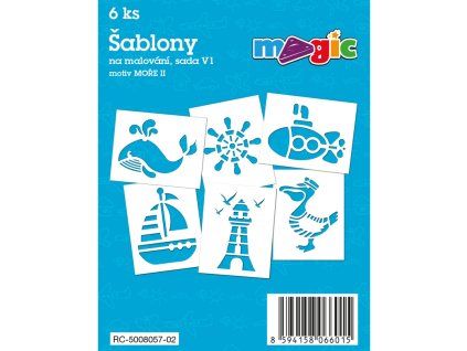 Šablony na malování MAGIC - Moře