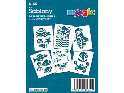Šablony na malování MAGIC - Mořský svět