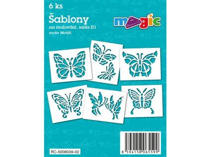 Šablony na malování MAGIC - Motýli
