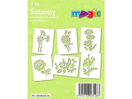 Šablony na malování MAGIC - Květiny