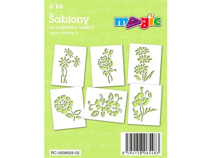 Šablony na malování MAGIC - Květiny