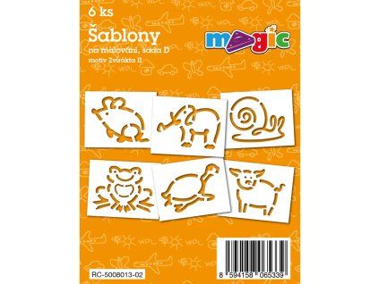 Šablony na malování MAGIC - Zvířátka