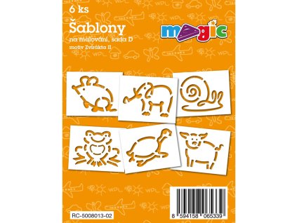 Šablony na malování MAGIC - Zvířátka