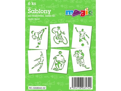Šablony na malování MAGIC - Sport