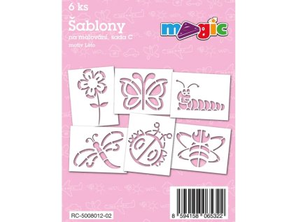 Šablony na malování MAGIC - Léto