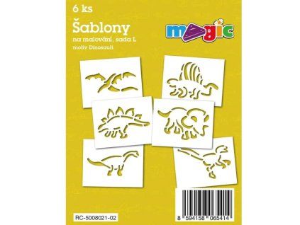 Šablony na malování MAGIC - Dinosauři