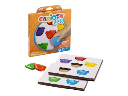 Voskovky Carioca Baby Teddy 1+, 6 barev