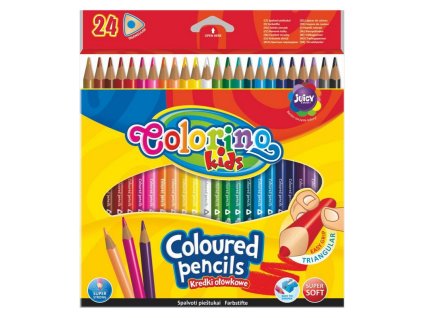 Pastelky Colorino 24 barev, trojhranné