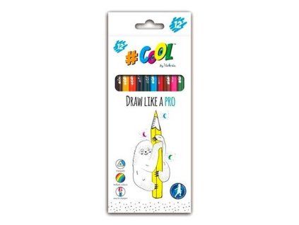 Pastelky COOL by Victoria, trojhranné, 12 barev