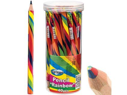 Pastelka Rainbow, duhová stopa