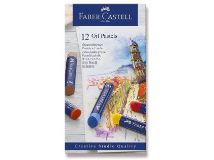 Olejové pastely Faber-Castell, 12 barev