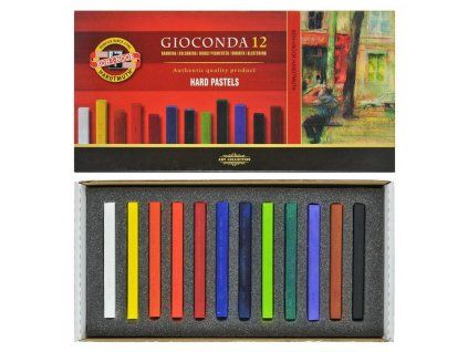 Tvrdé pastely Gioconda, umělecké, 12 barev, 8112